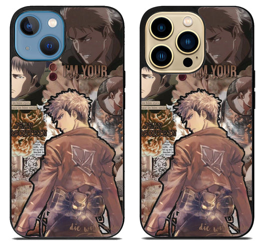 Jean Kirstein Attack on Titan Anime iPhone 14 | 14 Plus | 14 Pro | 14 Pro Max Case