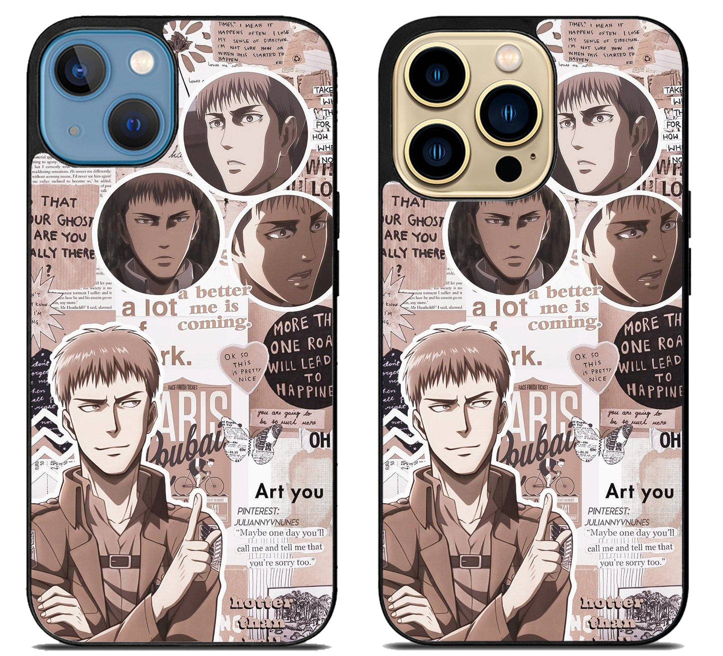 Jean Kirstein Attack on Titan Collage iPhone 14 | 14 Plus | 14 Pro | 14 Pro Max Case