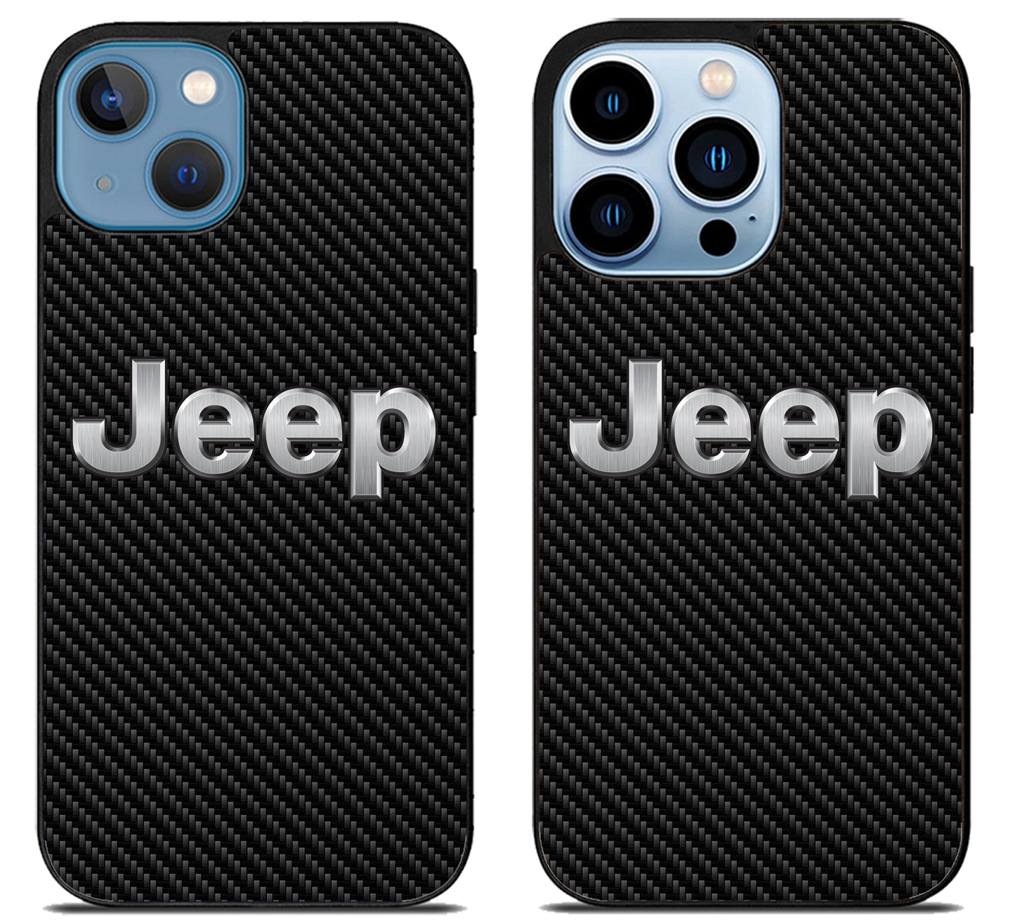 Jeep Logo Carbon iPhone 13 | 13 Mini | 13 Pro | 13 Pro Max Case