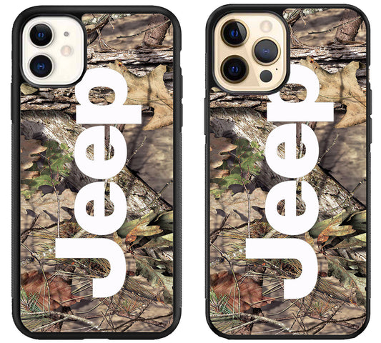 Jeep Logo Realtree iPhone 12 | 12 Mini | 12 Pro | 12 Pro Max Case