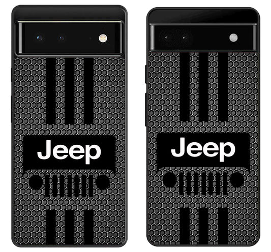 Jeep Wrangler Black Striped Google Pixel 6 | 6A | 6 Pro Case