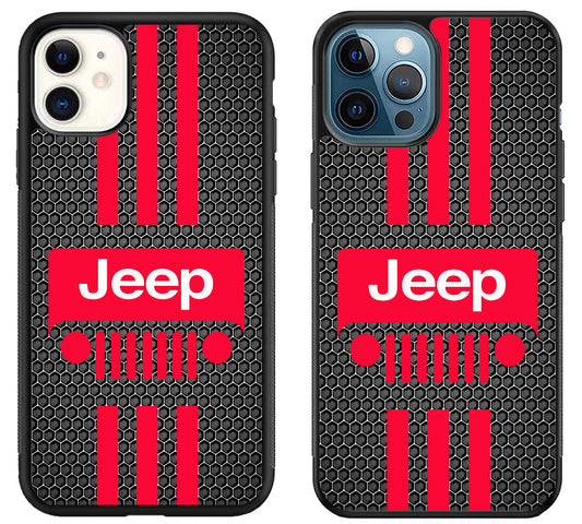 Jeep Wrangler Red Striped iPhone 11 | 11 Pro | 11 Pro Max Case