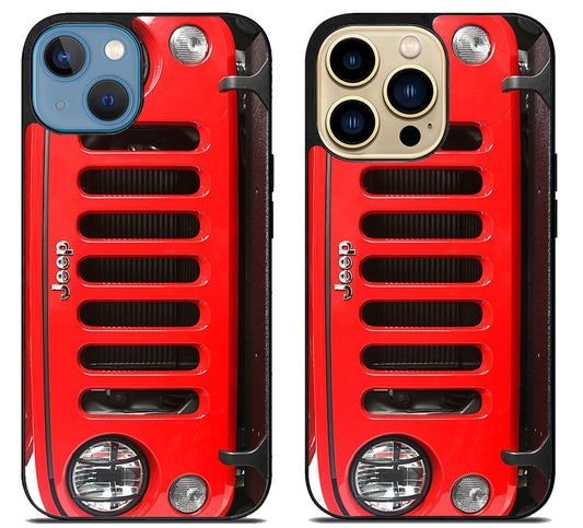 Jeep Wrangler Red iPhone 14 | 14 Plus | 14 Pro | 14 Pro Max Case