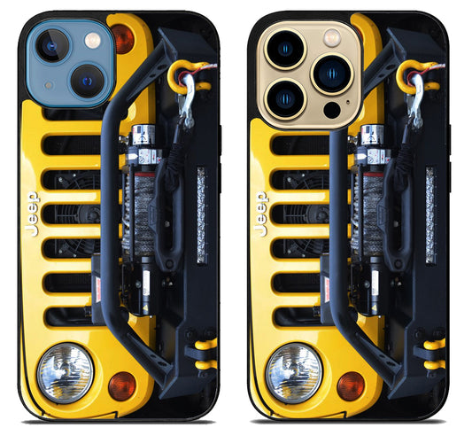 Jeep Wrangler Yellow iPhone 14 | 14 Plus | 14 Pro | 14 Pro Max Case