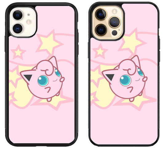 Jigglypuff Pokemon Cover iPhone 12 | 12 Mini | 12 Pro | 12 Pro Max Case