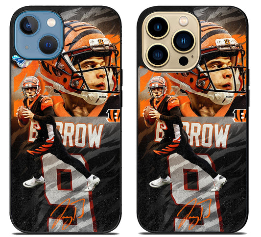 Joe Burrow Cincinnati Bengals NFL iPhone 14 | 14 Plus | 14 Pro | 14 Pro Max Case