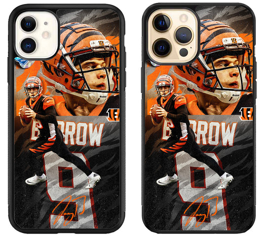 Joe Burrow Cincinnati Bengals NFL iPhone 12 | 12 Mini | 12 Pro | 12 Pro Max Case