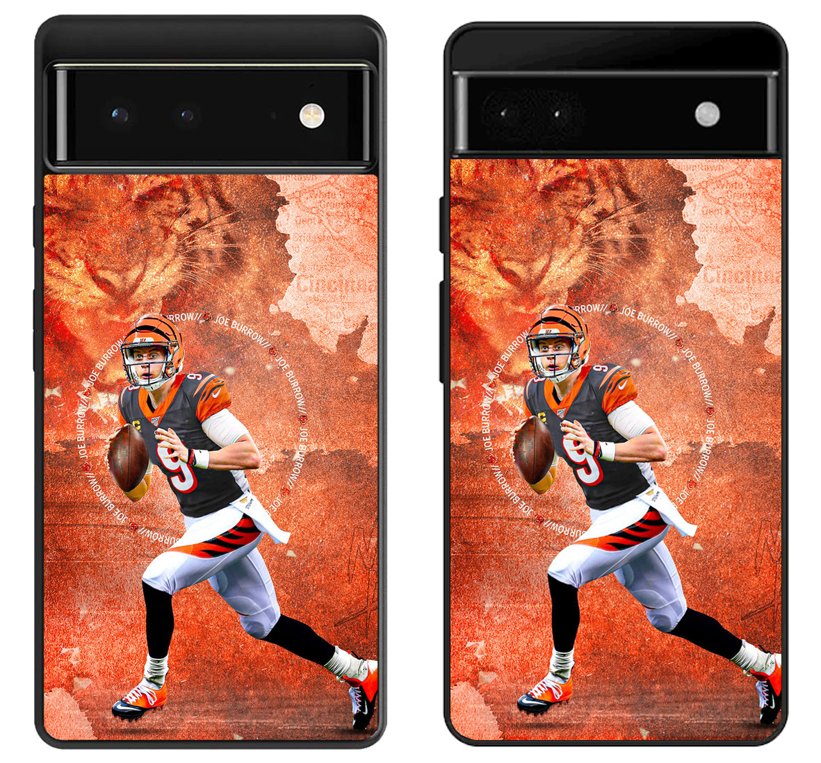 Joe Burrow Cincinnati Bengals Cover Google Pixel 6 | 6A | 6 Pro Case