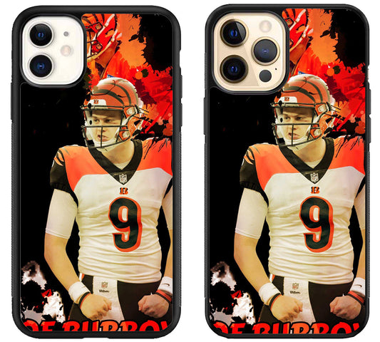 Joe Burrow Cincinnati Bengals iPhone 12 | 12 Mini | 12 Pro | 12 Pro Max Case