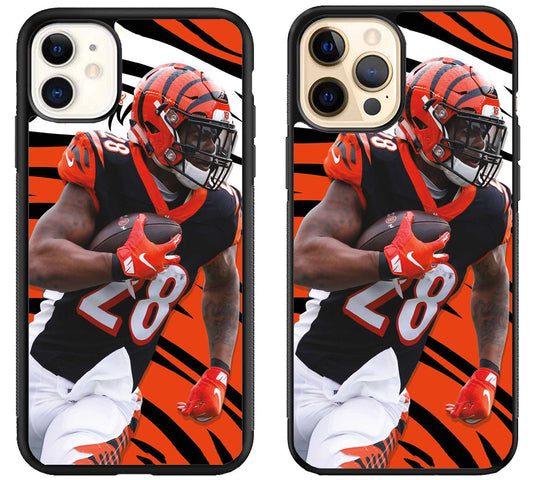 Joe Mixon Cincinnati Bengals Style iPhone 12 | 12 Mini | 12 Pro | 12 Pro Max Case