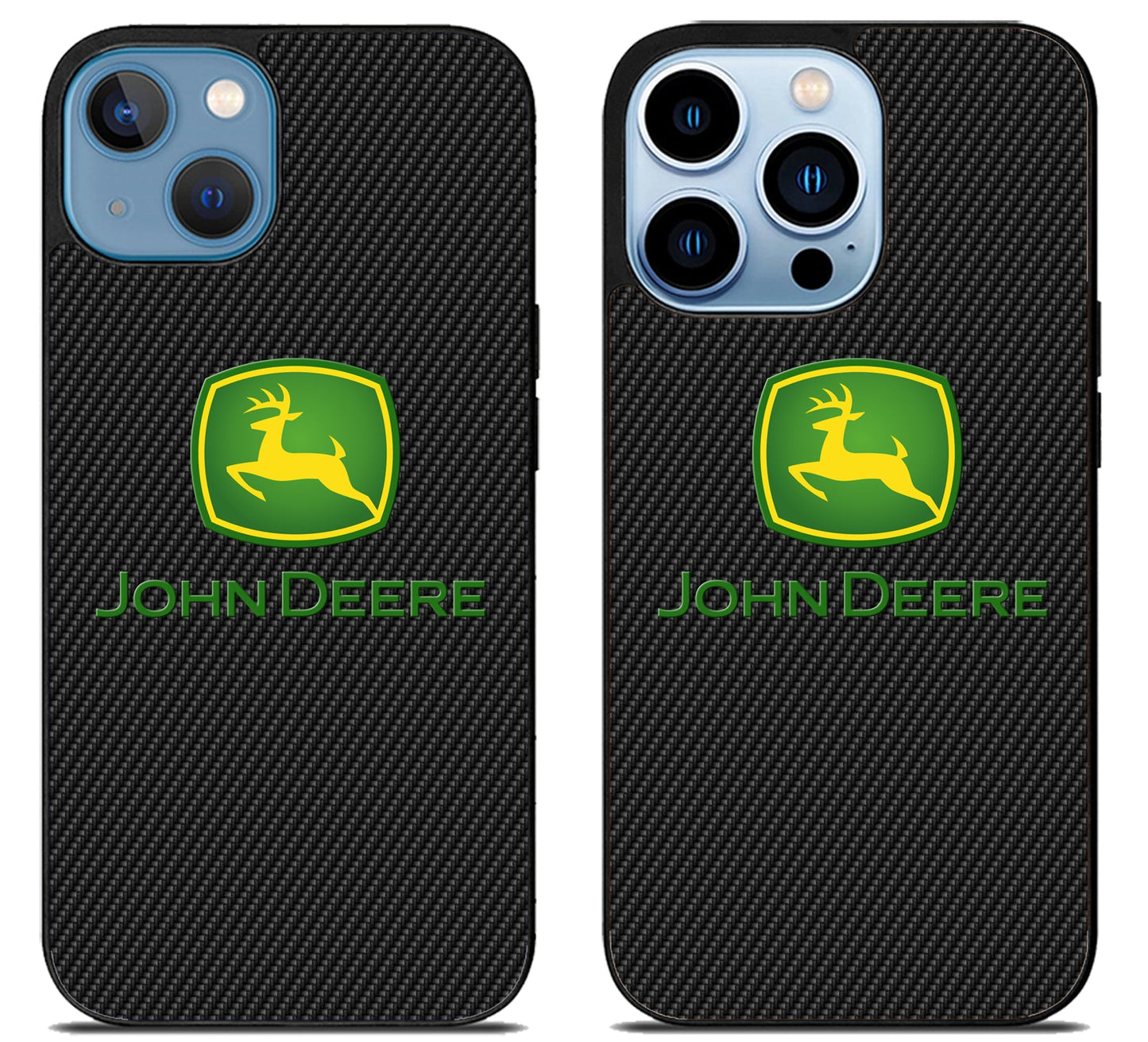 John Deere Black Carbon iPhone 13 | 13 Mini | 13 Pro | 13 Pro Max Case