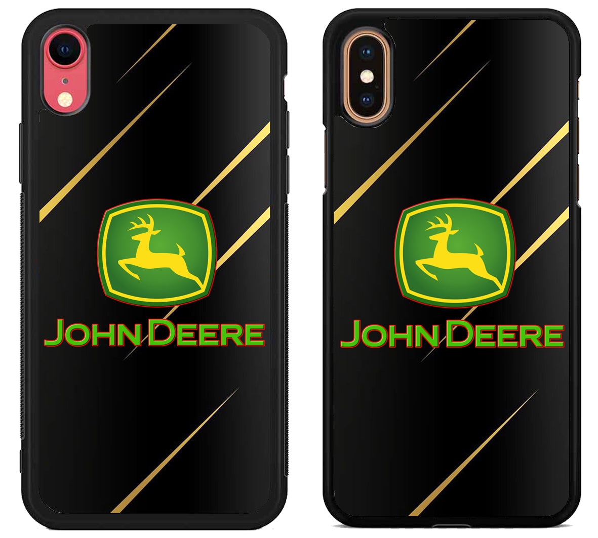 John Deere Black Metallic iPhone X | Xs | Xr | Xs Max Case