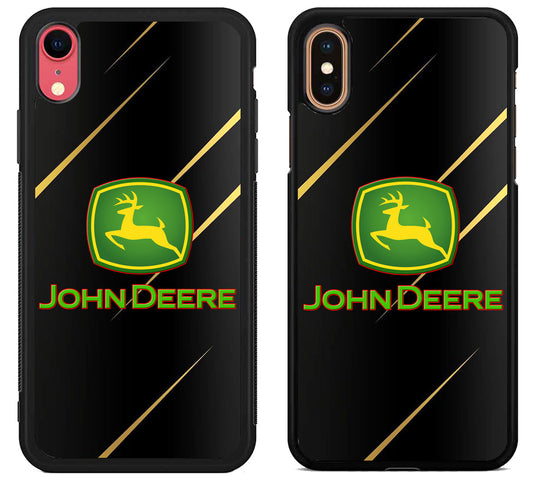 John Deere Black Metallic iPhone X | Xs | Xr | Xs Max Case