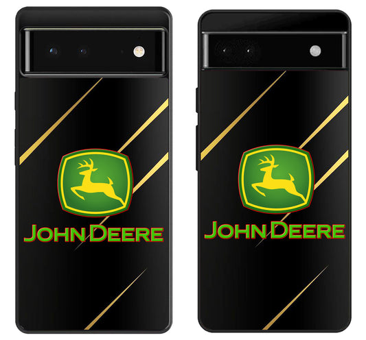 John Deere Black Metallic Google Pixel 6 | 6A | 6 Pro Case