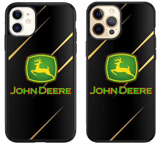 John Deere Black Metallic iPhone 12 | 12 Mini | 12 Pro | 12 Pro Max Case