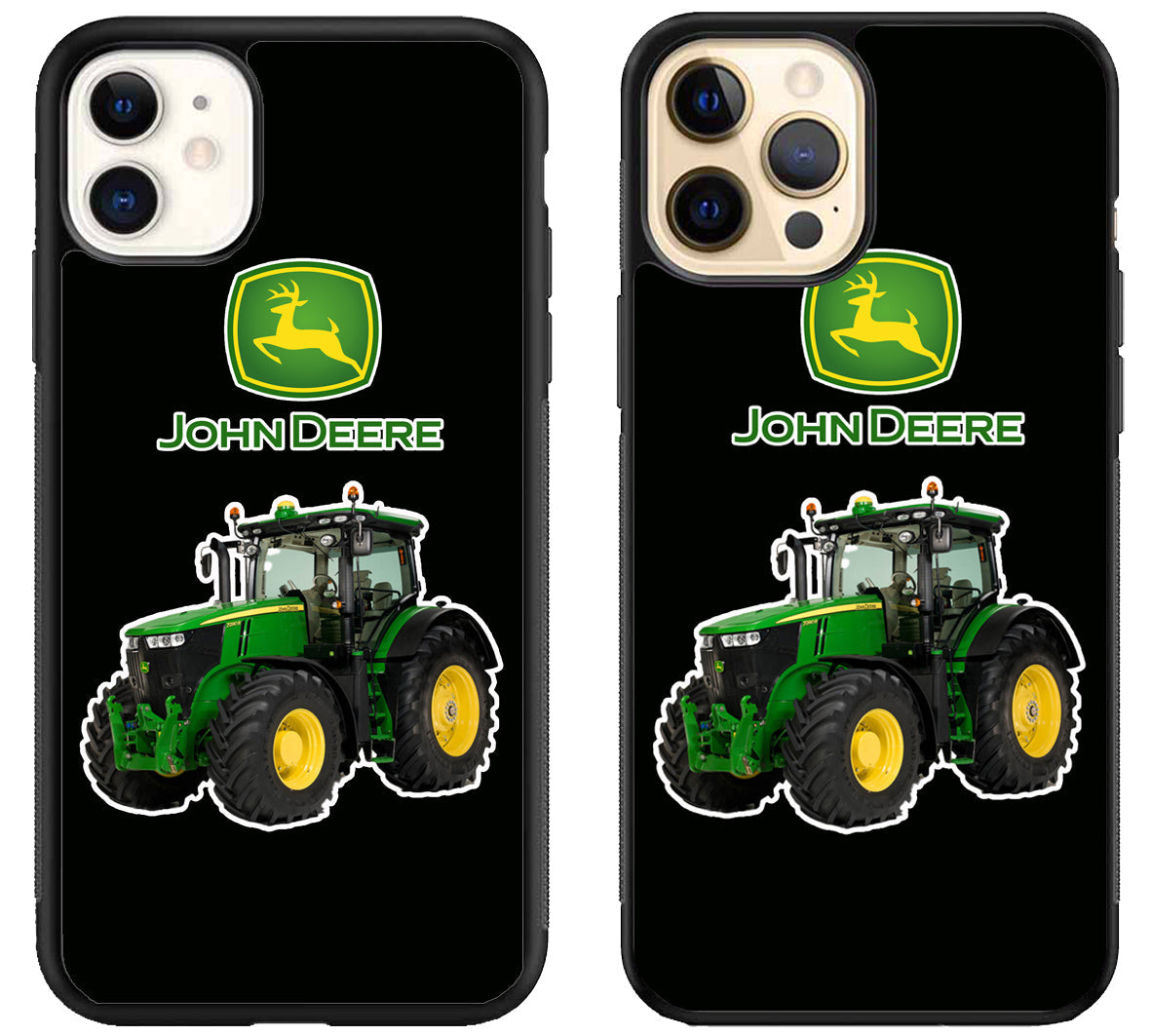 John Deere Black iPhone 12 | 12 Mini | 12 Pro | 12 Pro Max Case