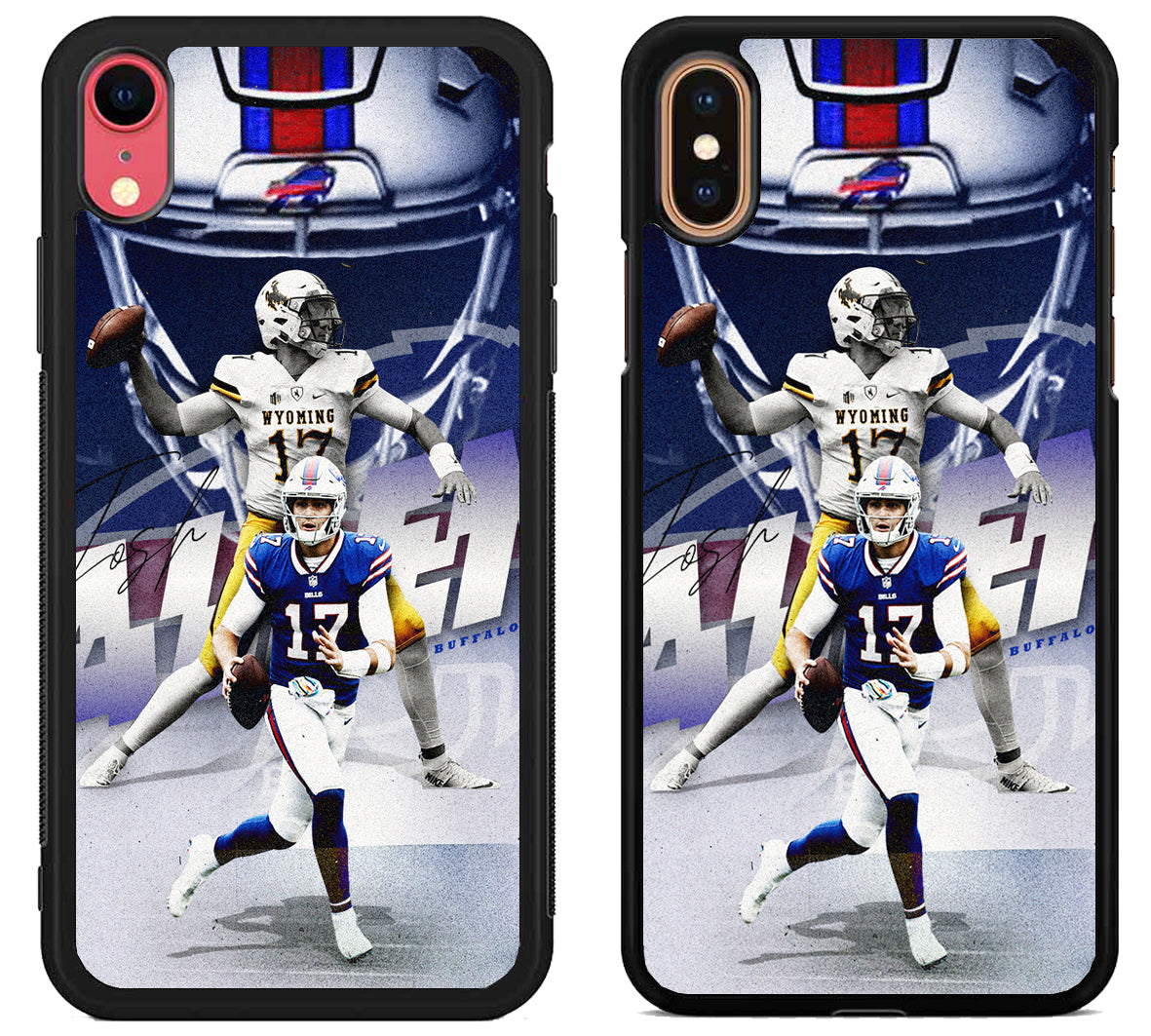 Josh Allen Buffalo Bills Background iPhone X | Xs | Xr | Xs Max Case