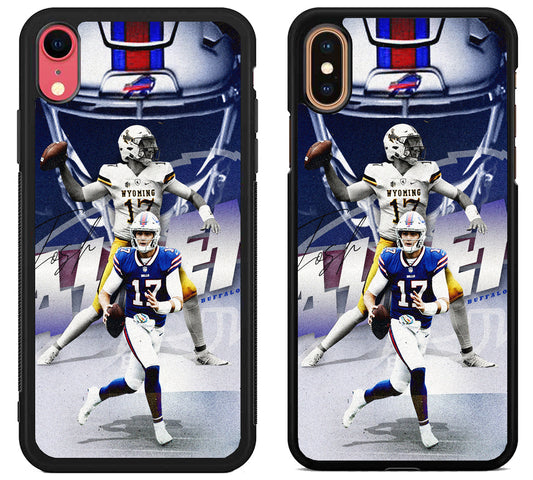 Josh Allen Buffalo Bills Background iPhone X | Xs | Xr | Xs Max Case