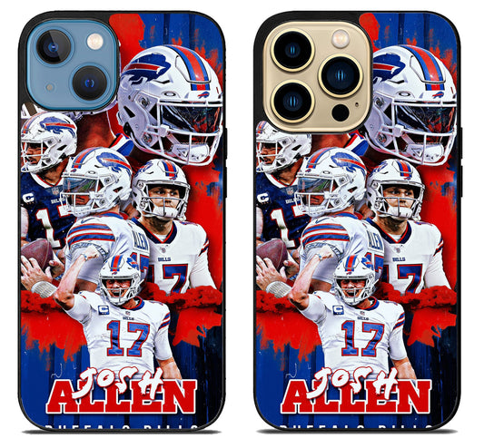 Josh Allen Buffalo Bills Collage iPhone 14 | 14 Plus | 14 Pro | 14 Pro Max Case
