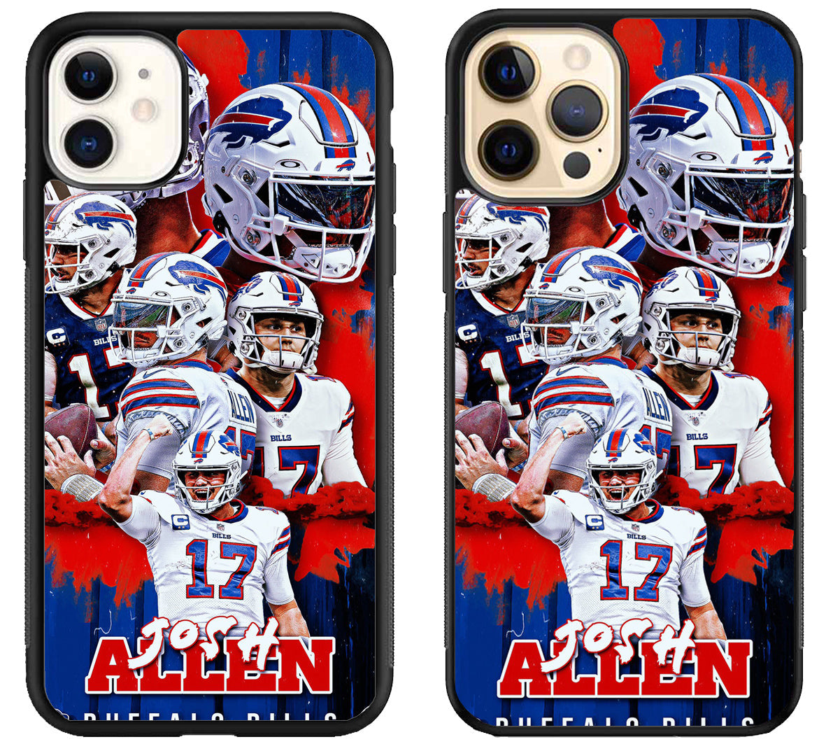 Josh Allen Buffalo Bills Collage iPhone 12 | 12 Mini | 12 Pro | 12 Pro Max Case