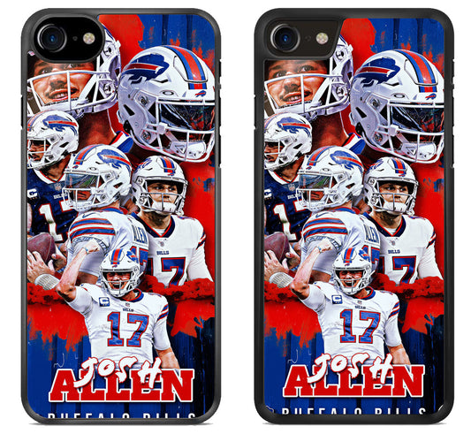 Josh Allen Buffalo Bills Collage iPhone SE 2020 | iPhone SE 2022 Case
