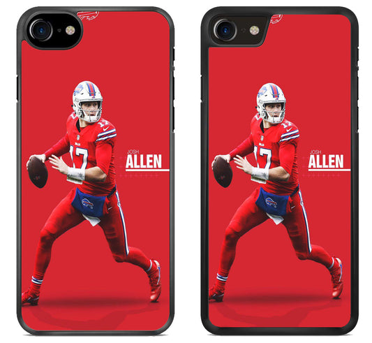 Josh Allen Buffalo Bills Red iPhone SE 2020 | iPhone SE 2022 Case