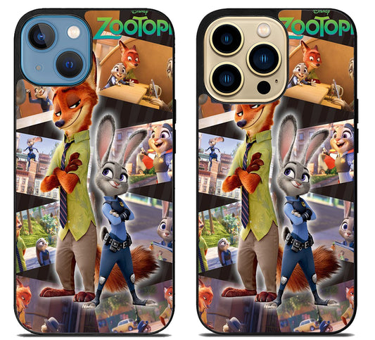 Judy And Nick Zootopia iPhone 14 | 14 Plus | 14 Pro | 14 Pro Max Case