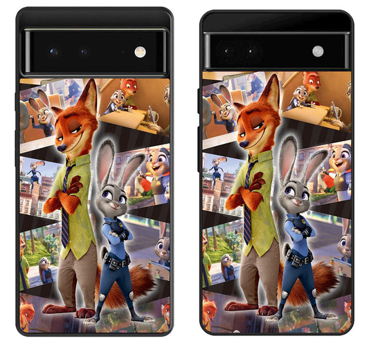 Judy And Nick Zootopia Google Pixel 6 | 6A | 6 Pro Case