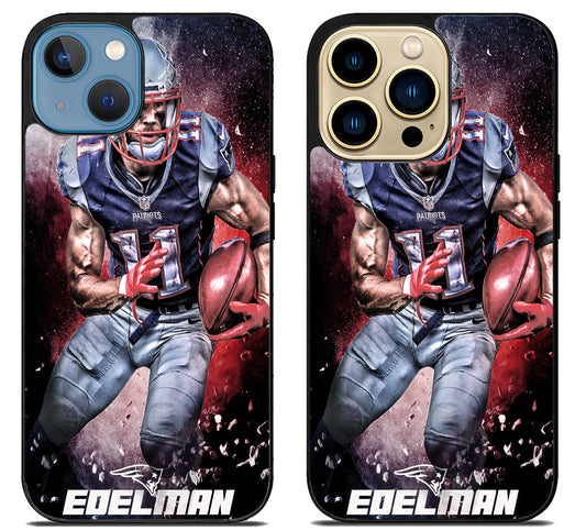 Julian Edelman New England Patriots iPhone 14 | 14 Plus | 14 Pro | 14 Pro Max Case