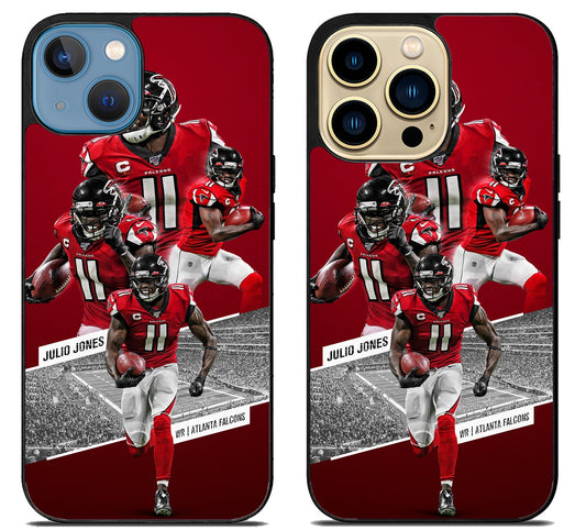 Julio Jones Collage Atlanta Falcons iPhone 14 | 14 Plus | 14 Pro | 14 Pro Max Case