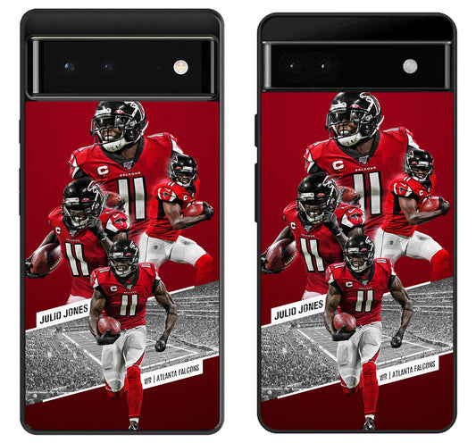 Julio Jones Collage Atlanta Falcons Google Pixel 6 | 6A | 6 Pro Case