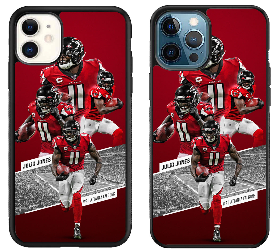 Julio Jones Collage Atlanta Falcons iPhone 11 | 11 Pro | 11 Pro Max Case