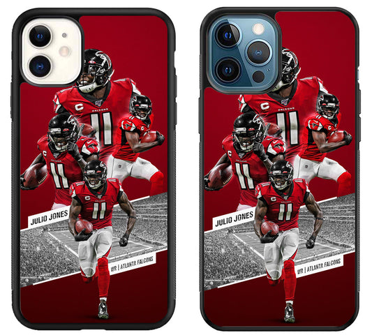 Julio Jones Collage Atlanta Falcons iPhone 11 | 11 Pro | 11 Pro Max Case