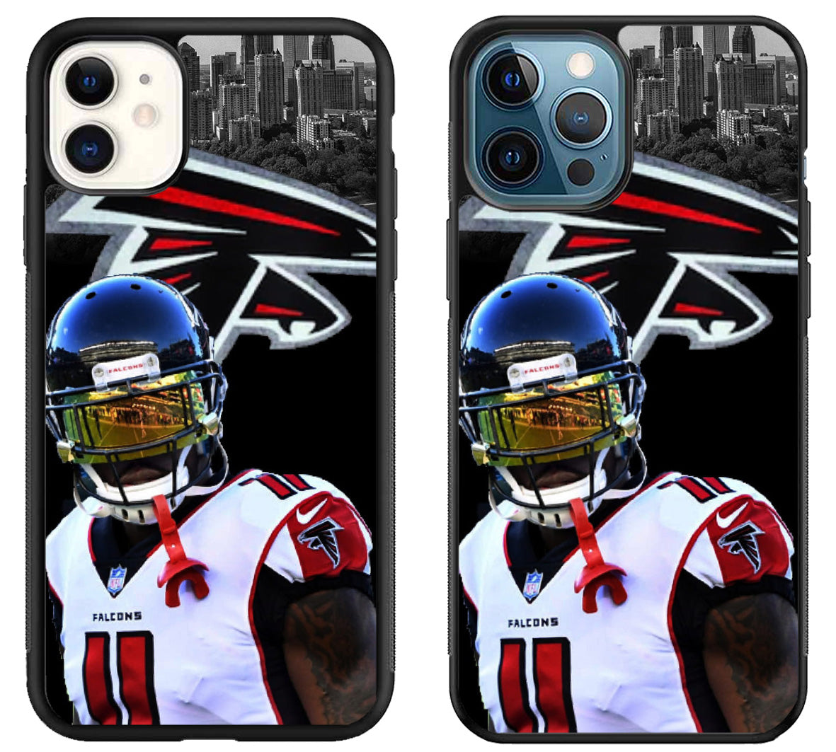 Julio Jones Falcons Background iPhone 11 | 11 Pro | 11 Pro Max Case