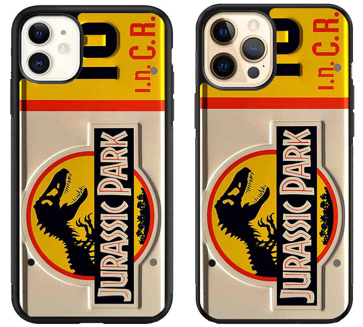 Jurassic Park License Plate 18 iPhone 12 | 12 Mini | 12 Pro | 12 Pro Max Case