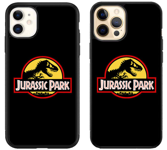 Jurassic park Black iPhone 12 | 12 Mini | 12 Pro | 12 Pro Max Case