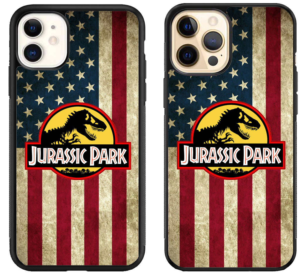 Jurassic park Logo Flag iPhone 12 | 12 Mini | 12 Pro | 12 Pro Max Case