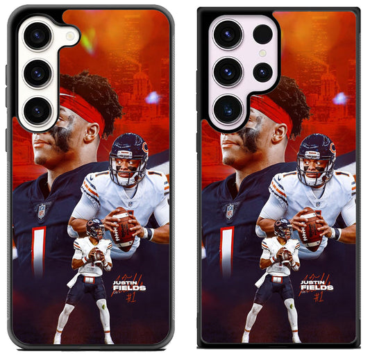 Justin Fields Chicago Bears Samsung Galaxy S23 | S23+ | S23 Ultra Case