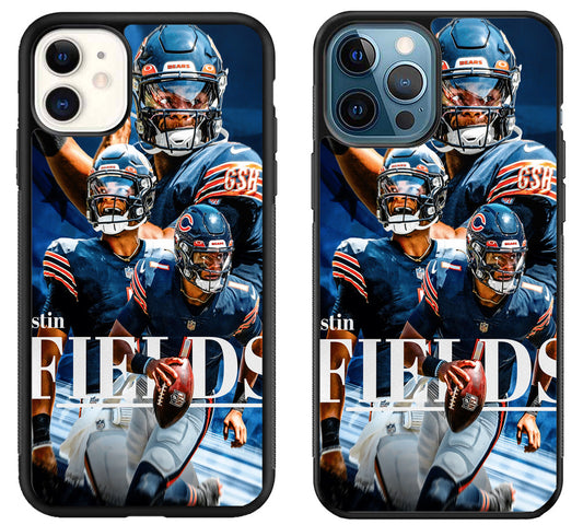 Justin Fields Chicago Bears Collage iPhone 11 | 11 Pro | 11 Pro Max Case