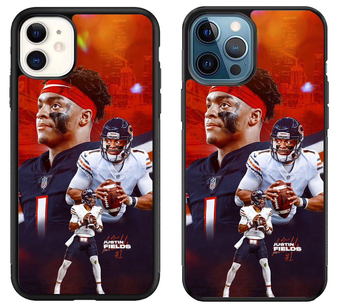 Justin Fields Chicago Bears iPhone 11 | 11 Pro | 11 Pro Max Case