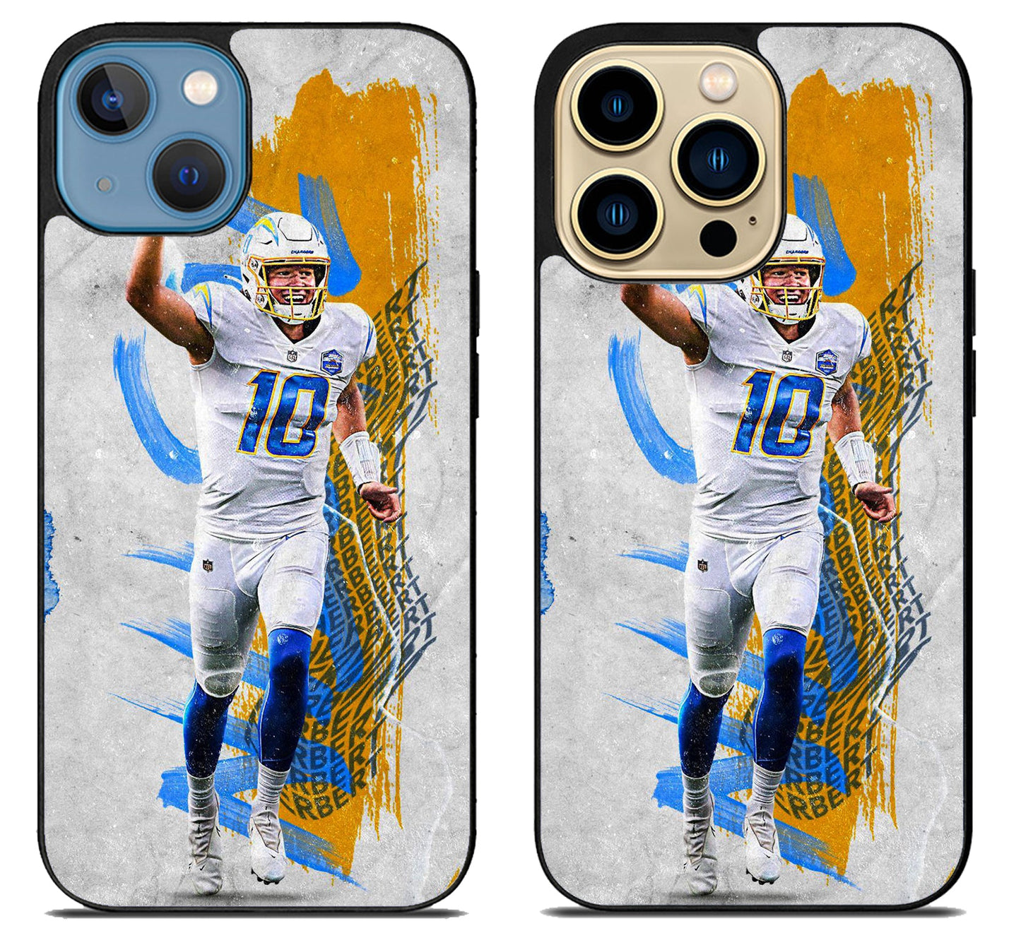 Justin Herbert Los Angeles Charger iPhone 14 | 14 Plus | 14 Pro | 14 Pro Max Case