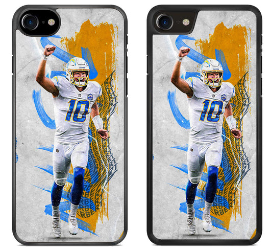 Justin Herbert Los Angeles Charger Celebrate iPhone SE 2020 | iPhone SE 2022 Case