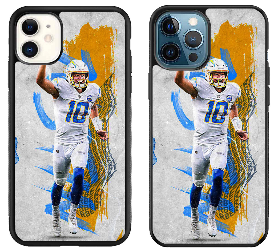 Justin Herbert Los Angeles Charger Celebrate iPhone 11 | 11 Pro | 11 Pro Max Case