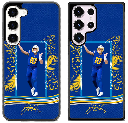 Justin Herbert Los Angeles Charger Signature Samsung Galaxy S23 | S23+ | S23 Ultra Case