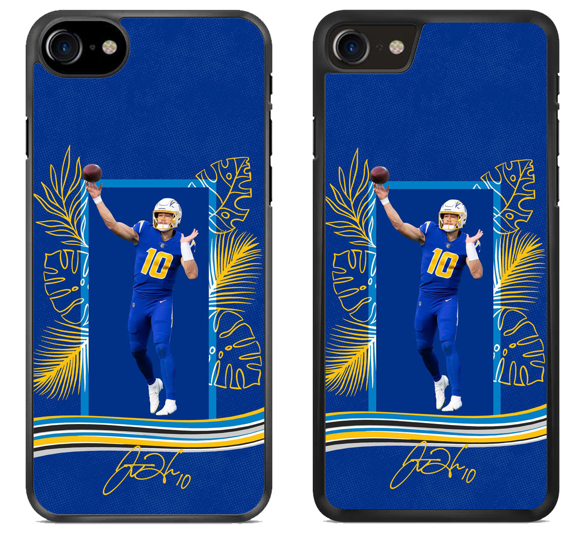 Justin Herbert Los Angeles Charger Signature iPhone SE 2020 | iPhone SE 2022 Case