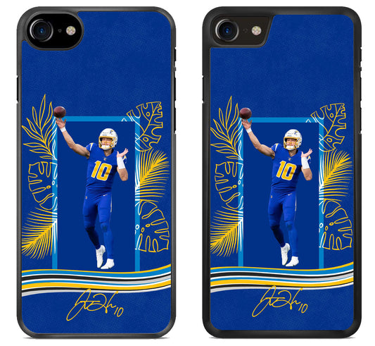 Justin Herbert Los Angeles Charger Signature iPhone SE 2020 | iPhone SE 2022 Case