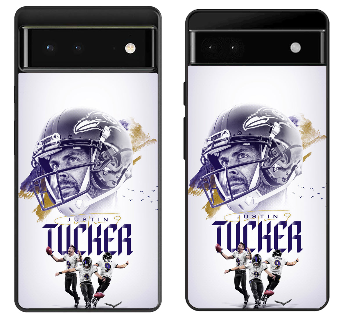 Justin Tucker Baltimore Ravens Collage Google Pixel 6 | 6A | 6 Pro Case