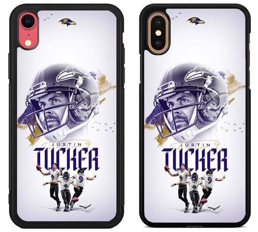 Justin Tucker Baltimore Ravens Collage iPhone X | Xs | Xr | Xs Max Case