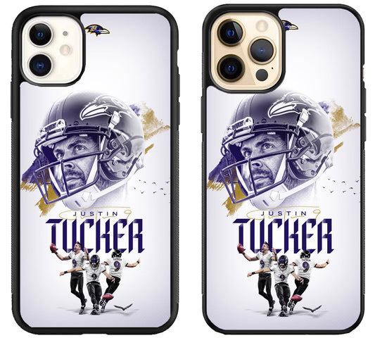 Justin Tucker Baltimore Ravens Collage iPhone 12 | 12 Mini | 12 Pro | 12 Pro Max Case