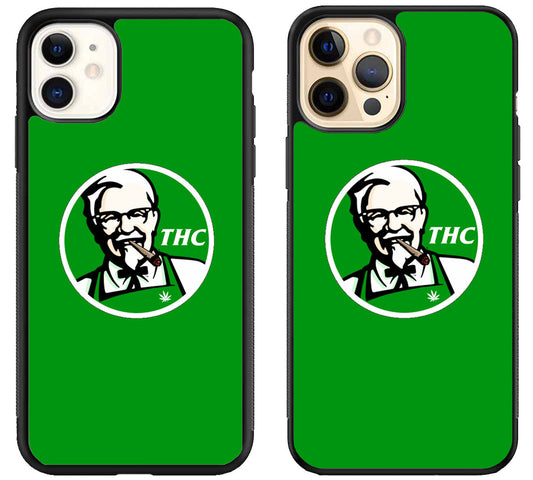 KFC Parody THC Weed Logo iPhone 12 | 12 Mini | 12 Pro | 12 Pro Max Case